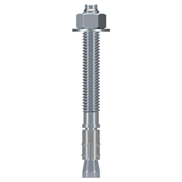 Simpson Strong-Tie Strong Bolt 2 Wedge Anchor, 3/8" Dia., 3-3/4" L STB2-37334R50